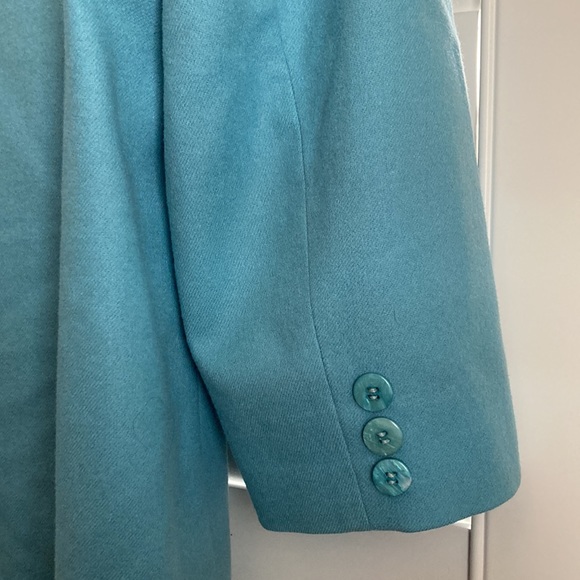 Pendleton Vintage Wool Blazer | Vintage Pendleton | Blue Blazer Jacket - Picture 8 of 9